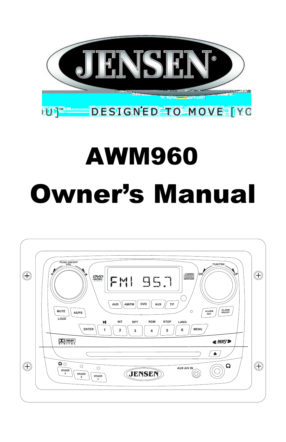 Jensen Tools AWM 960 User Manual | 16 pages
