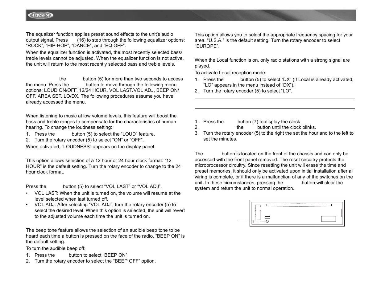 Jensen Tools MP6312 User Manual | Page 10 / 26