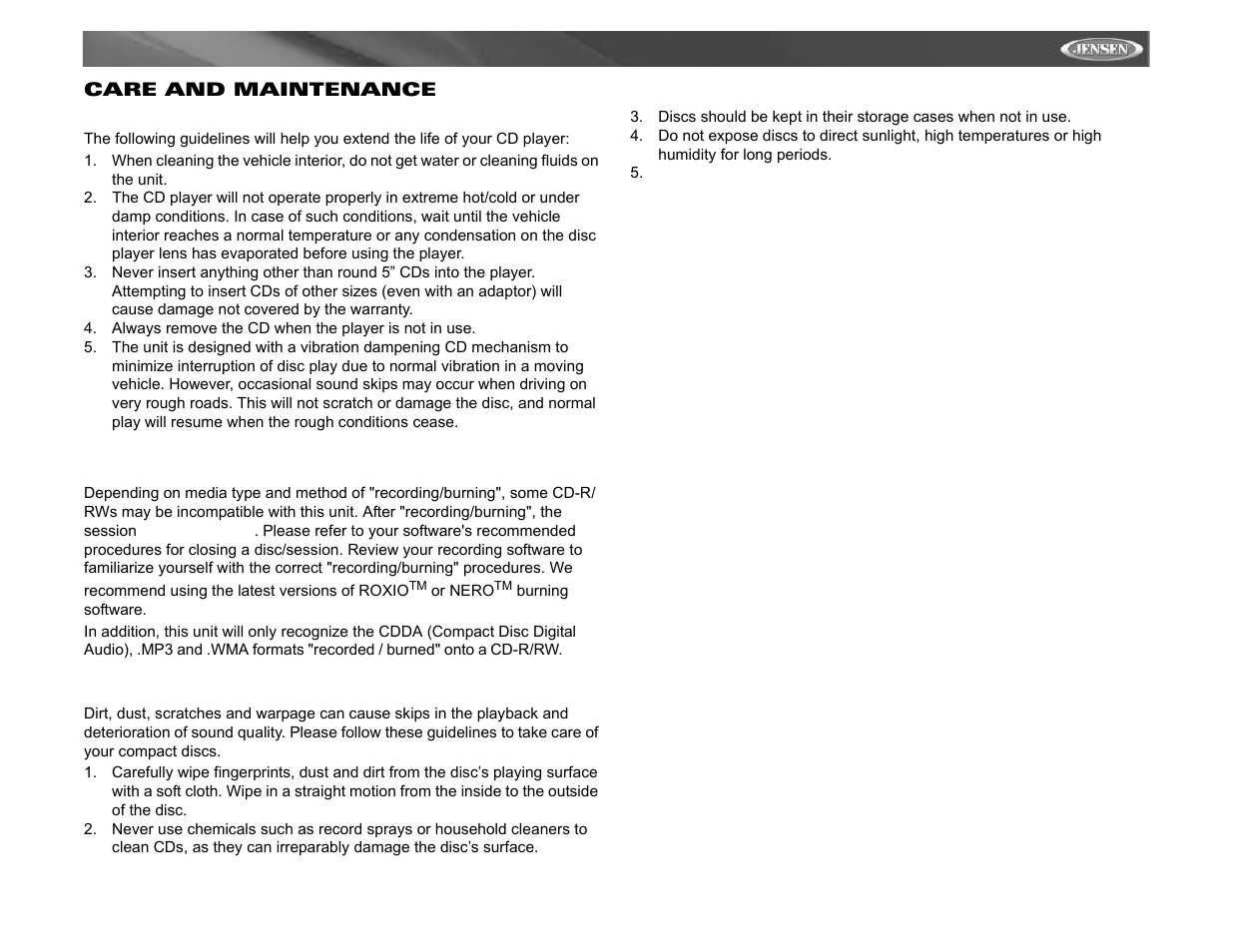 Jensen Tools MP6312 User Manual | Page 21 / 26