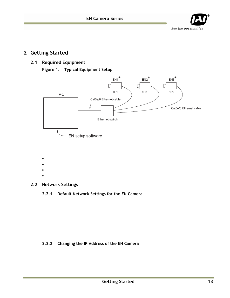 2 getting started | JAI EN Series Cameras TS(C)-4032EN User Manual | Page 13 / 68