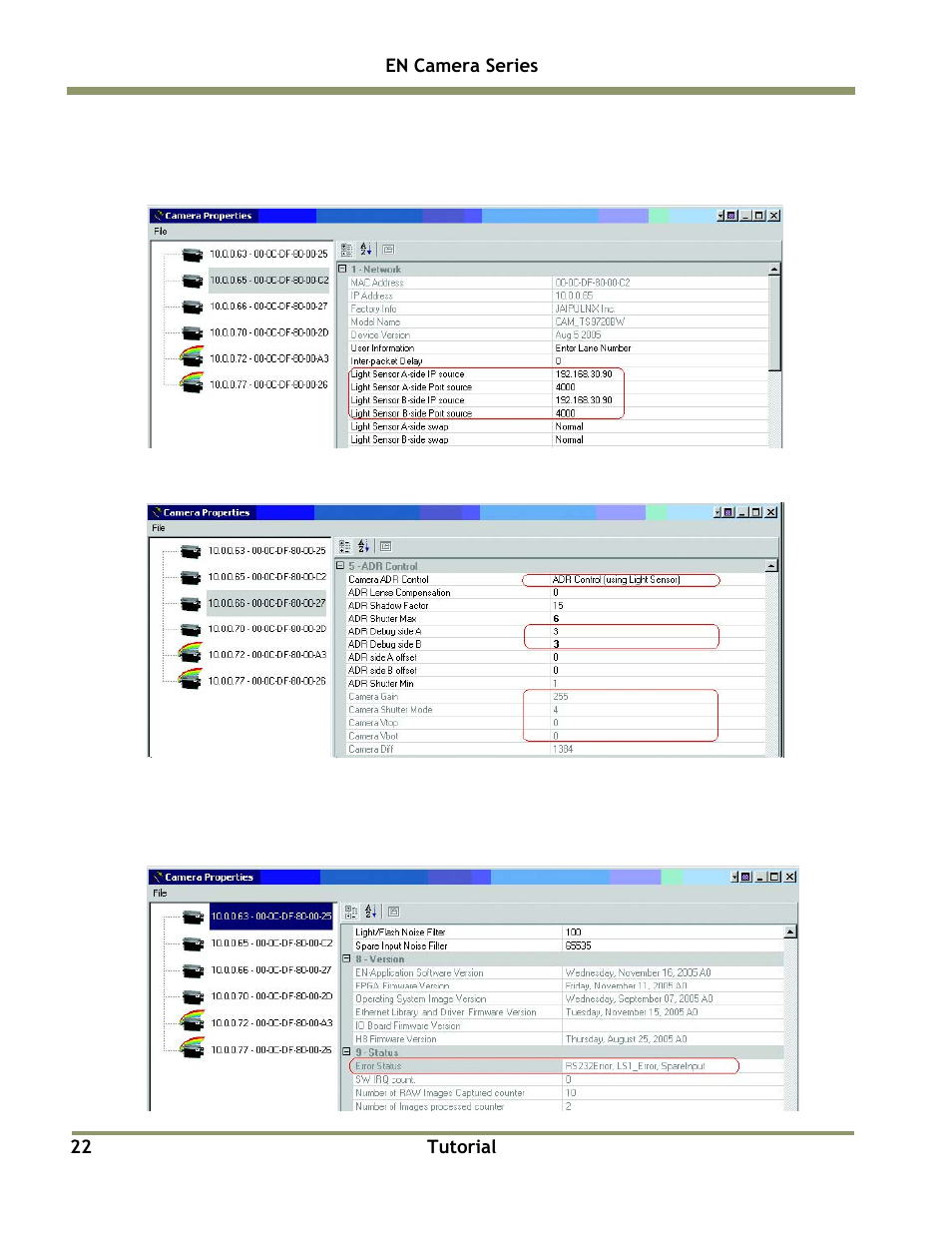 JAI EN Series Cameras TS(C)-4032EN User Manual | Page 22 / 68