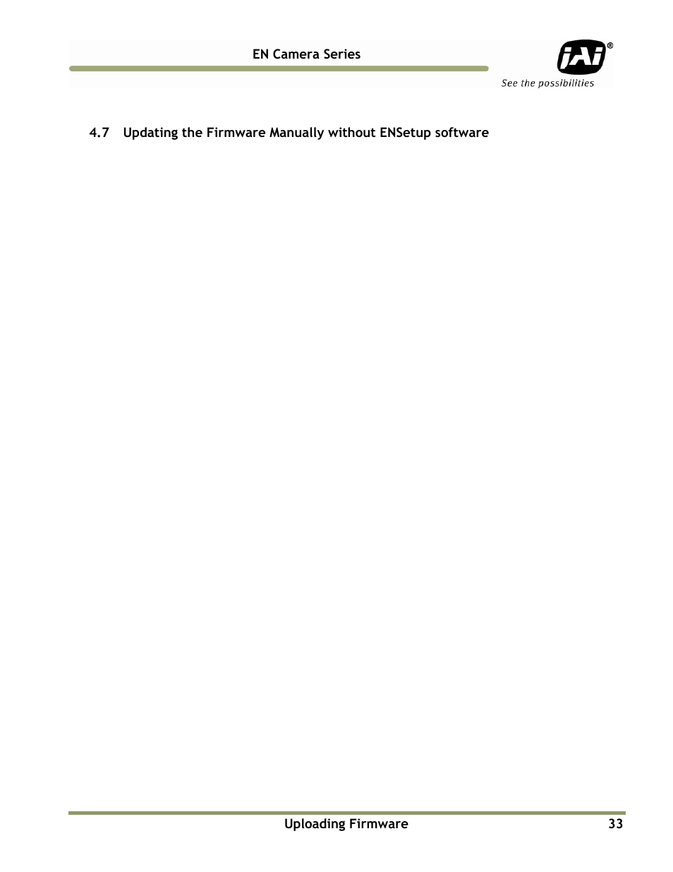 JAI EN Series Cameras TS(C)-4032EN User Manual | Page 33 / 68