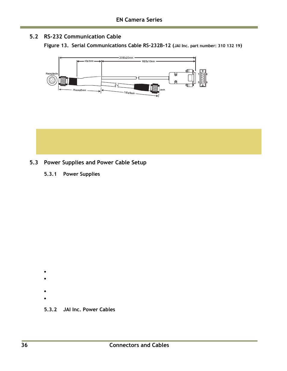 JAI EN Series Cameras TS(C)-4032EN User Manual | Page 36 / 68