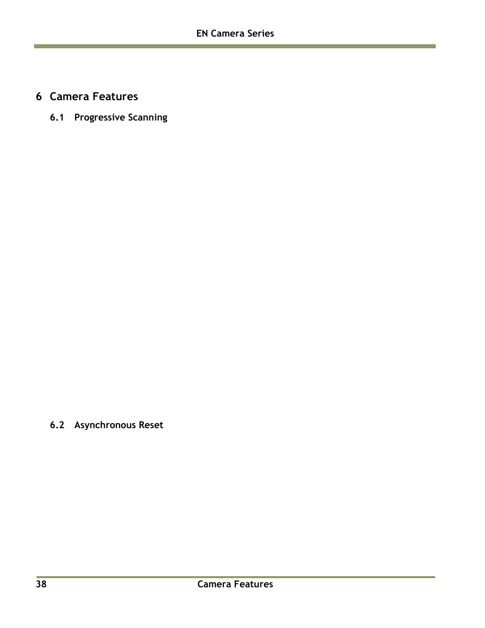 6 camera features | JAI EN Series Cameras TS(C)-4032EN User Manual | Page 38 / 68