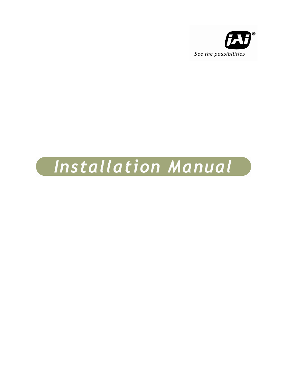 JAI IIT Camera Systems VIS-CAM 400 User Manual | 44 pages