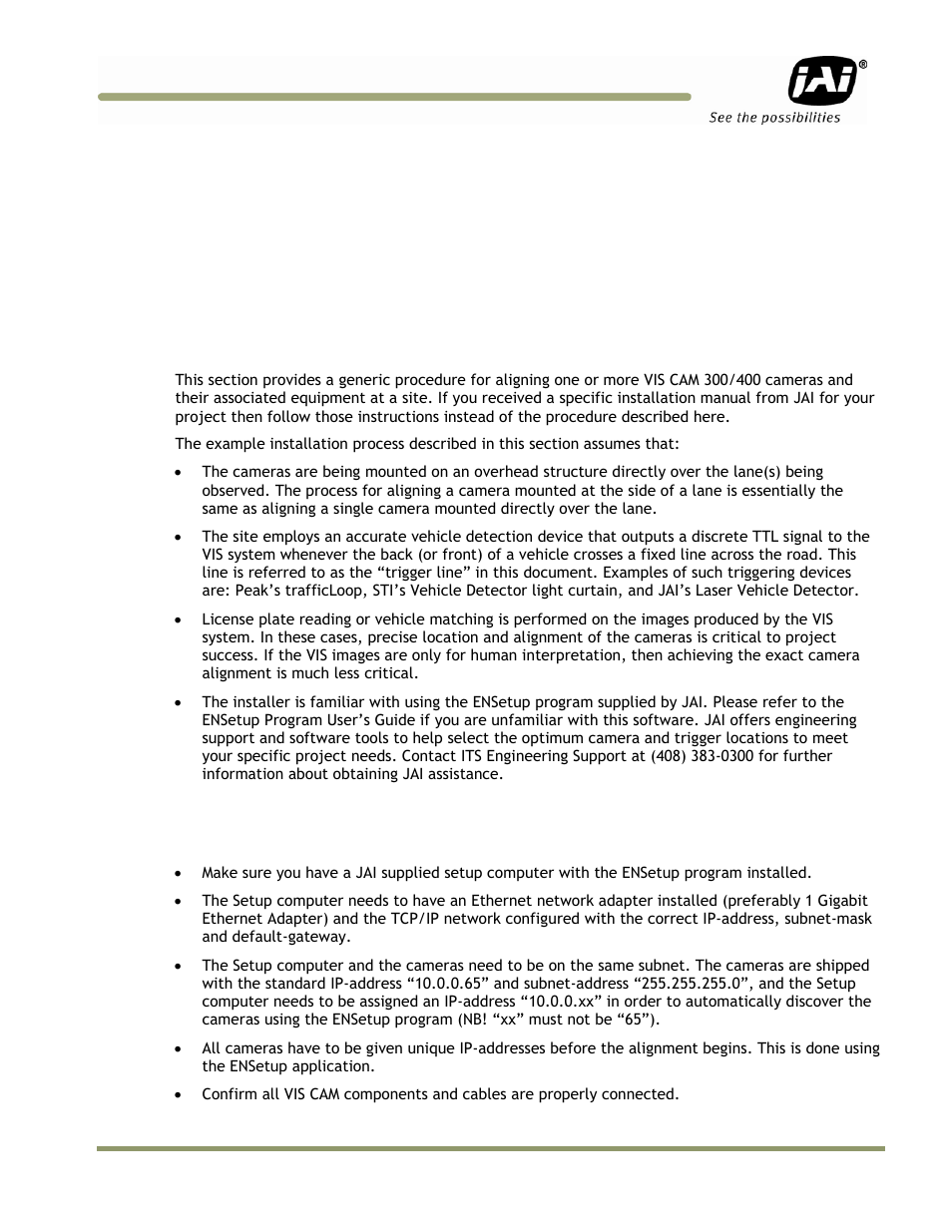 4system set-up | JAI VIS-CAM System TS-1327EN User Manual | Page 45 / 112