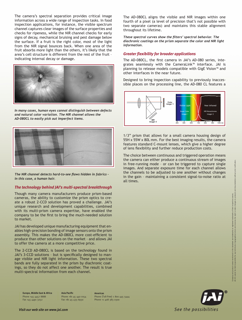 JAI AD-080CL User Manual | Page 2 / 2