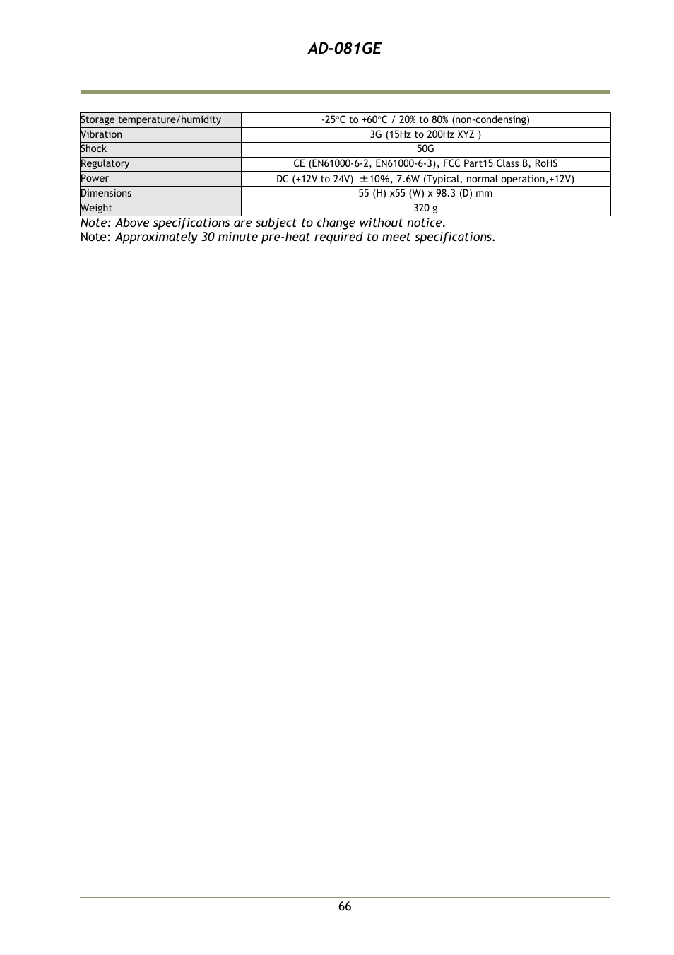 Ad-081ge | JAI AD-081GE User Manual | Page 67 / 82
