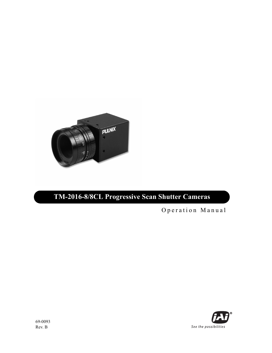 JAI TM-2016-8/8CL User Manual | 44 pages