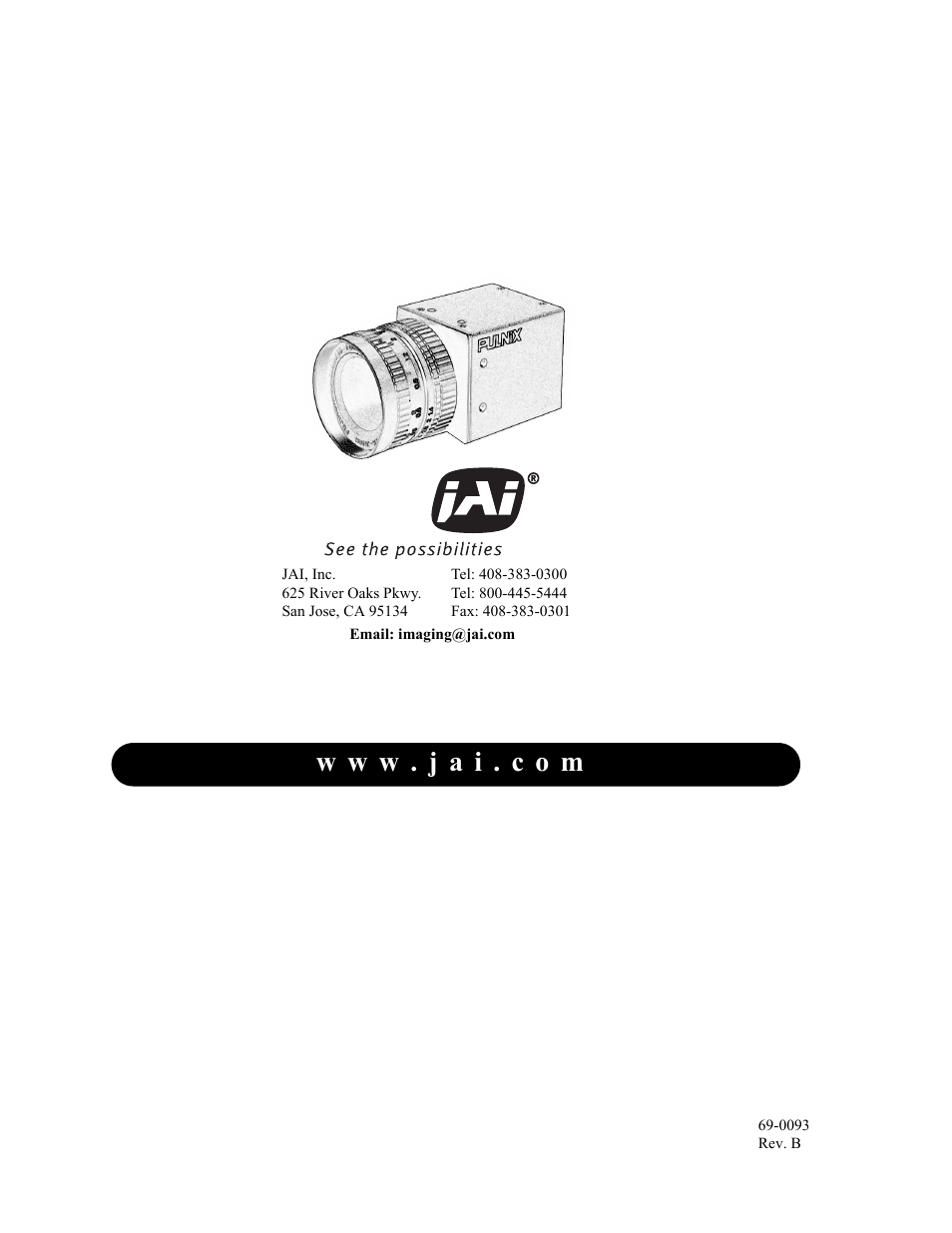 W w w . j a i . c o m | JAI TM-2016-8/8CL User Manual | Page 44 / 44