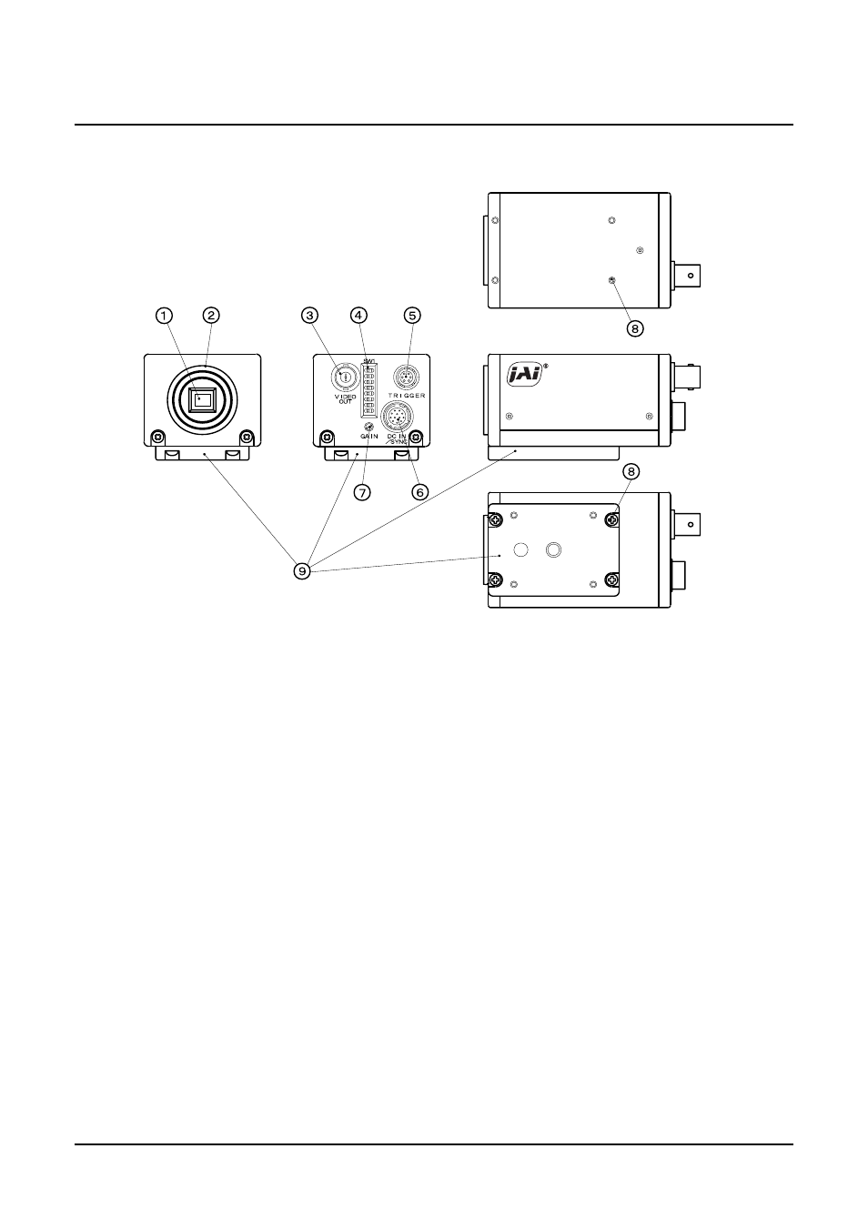 JAI CV-M50IR User Manual | Page 5 / 24