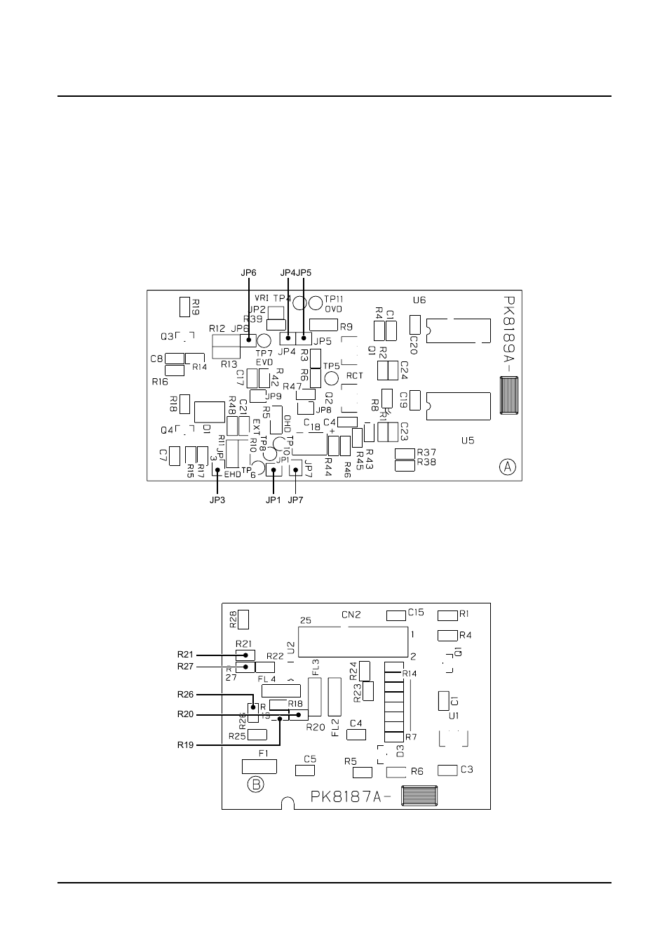 Cv-m10bx/cv-m10rs, Locations of jumper | JAI CV-M10 User Manual | Page 15 / 24