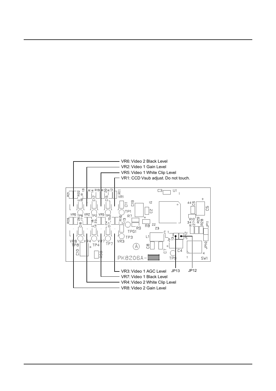 Internal adjustments on bx, Cv-m10bx/cv-m10rs | JAI CV-M10 User Manual | Page 17 / 24
