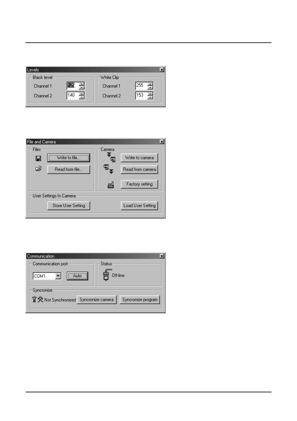 JAI CV-M10 User Manual | Page 19 / 24