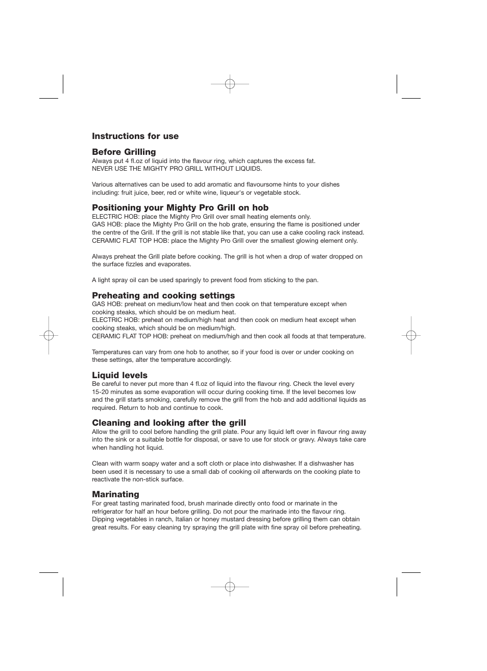 John Mills Mighty Pro Grill User Manual | Page 3 / 8