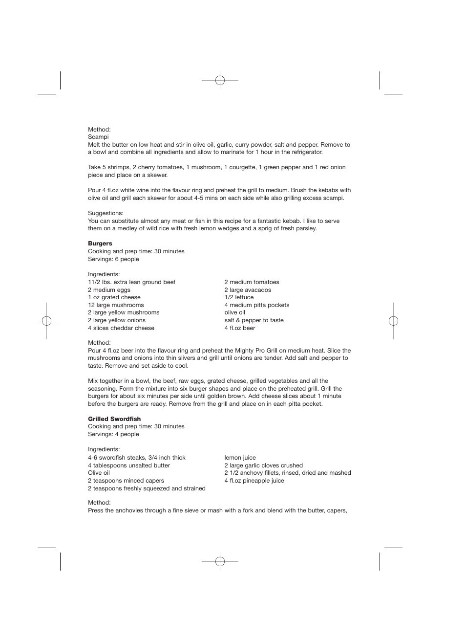 John Mills Mighty Pro Grill User Manual | Page 6 / 8