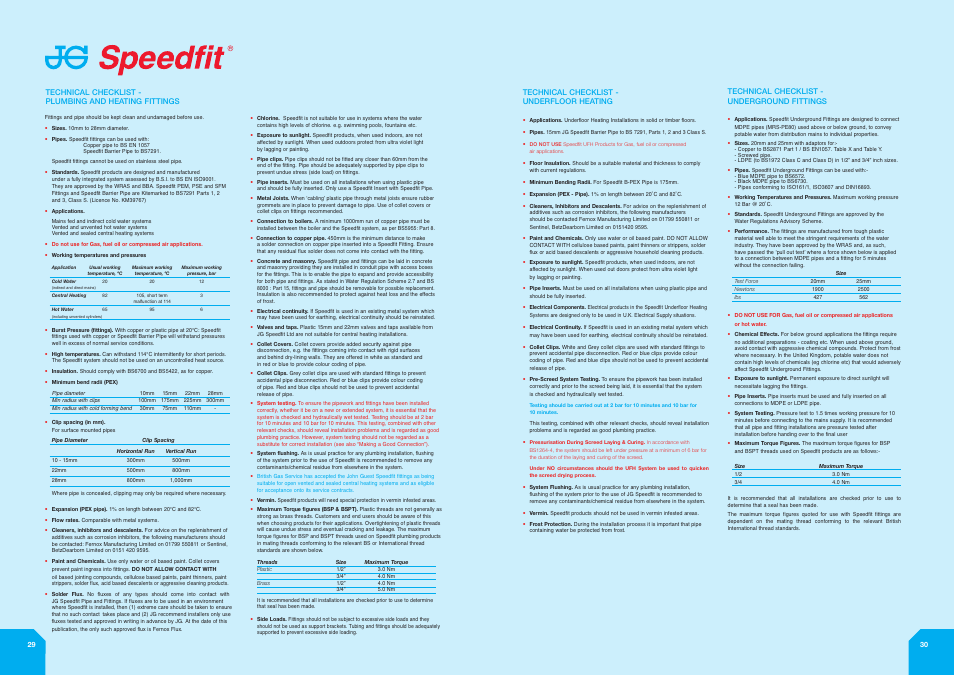 John Mills Speedfit KM39767 User Manual | Page 16 / 16
