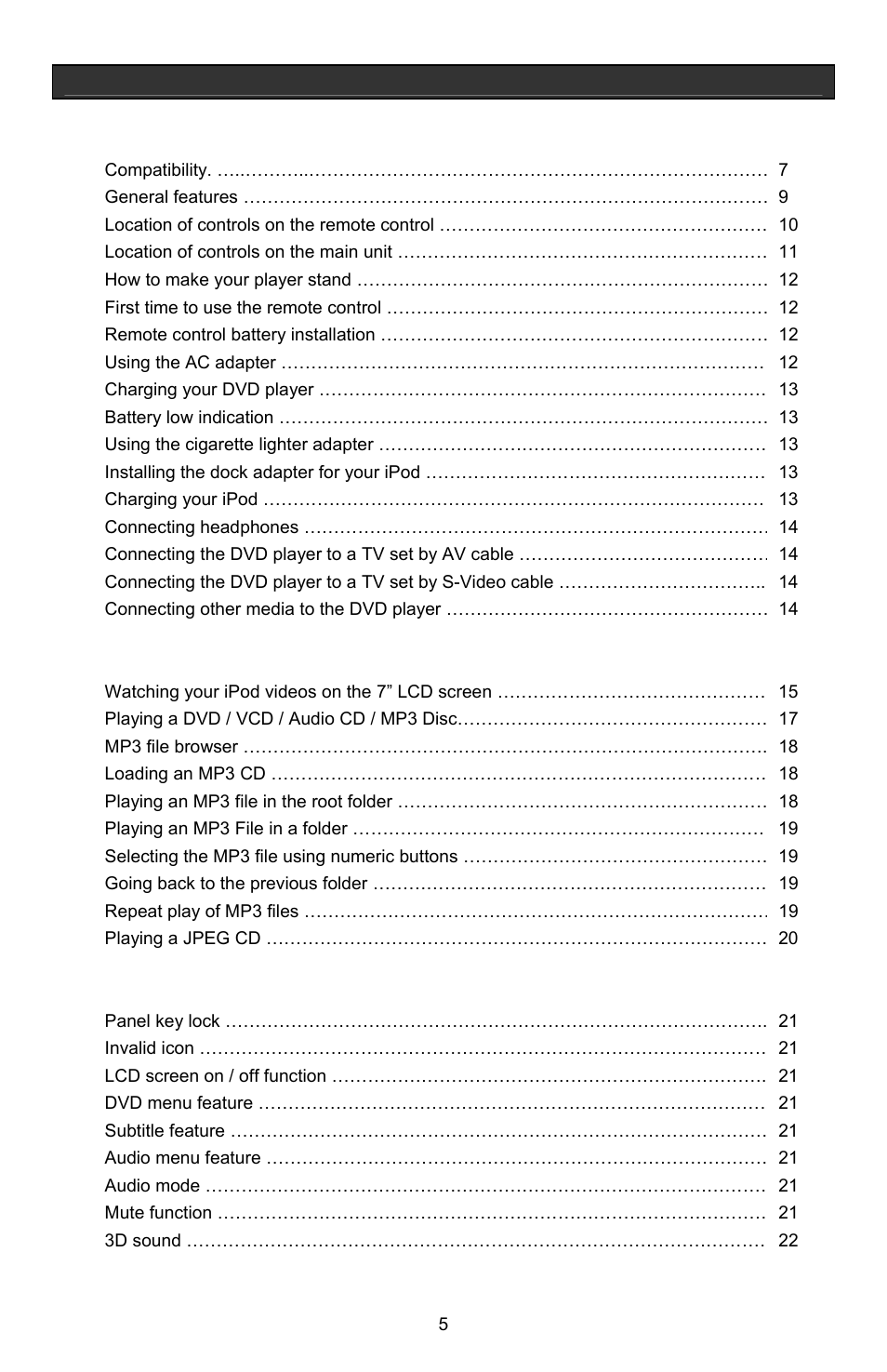 Jwin Z1055 User Manual | Page 6 / 36