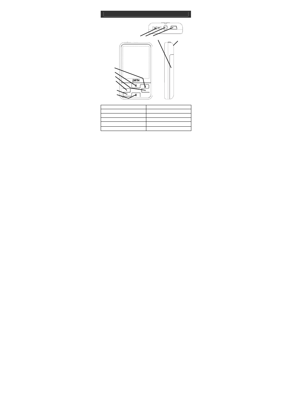 Jwin JX-MP301 User Manual | Page 7 / 31