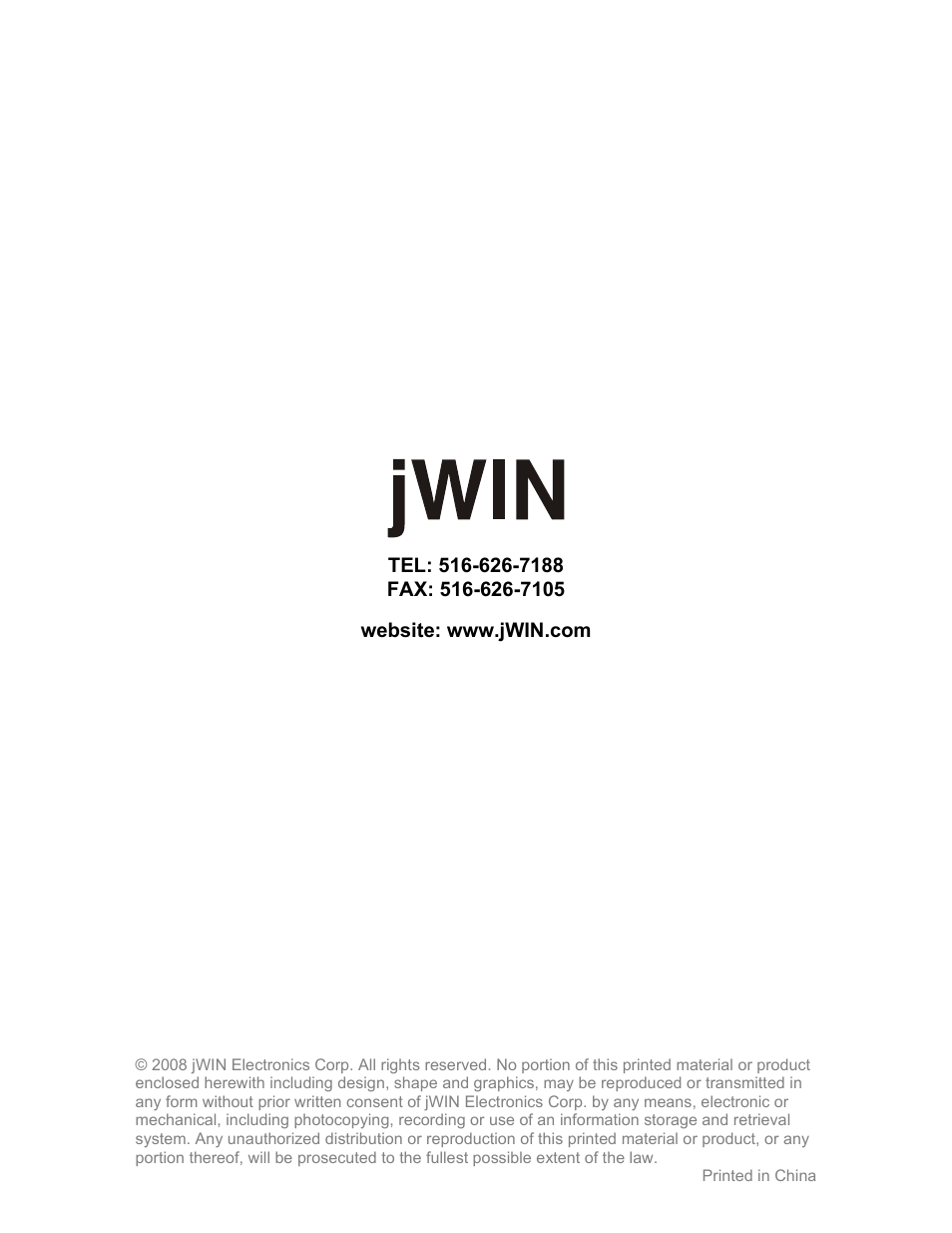 Jwin JDVD760 User Manual | Page 24 / 24