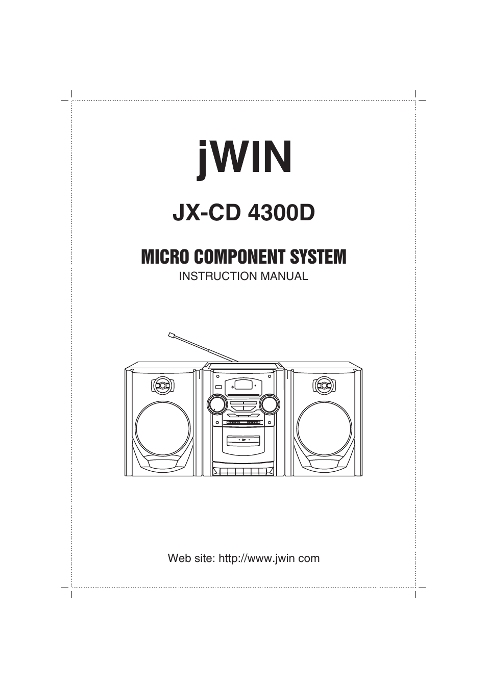 Jwin JX-43000D User Manual | 18 pages