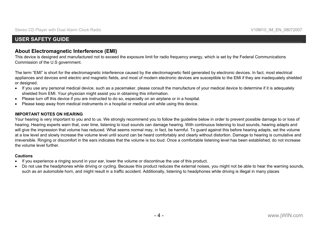 Jwin JL-K755 User Manual | Page 5 / 20