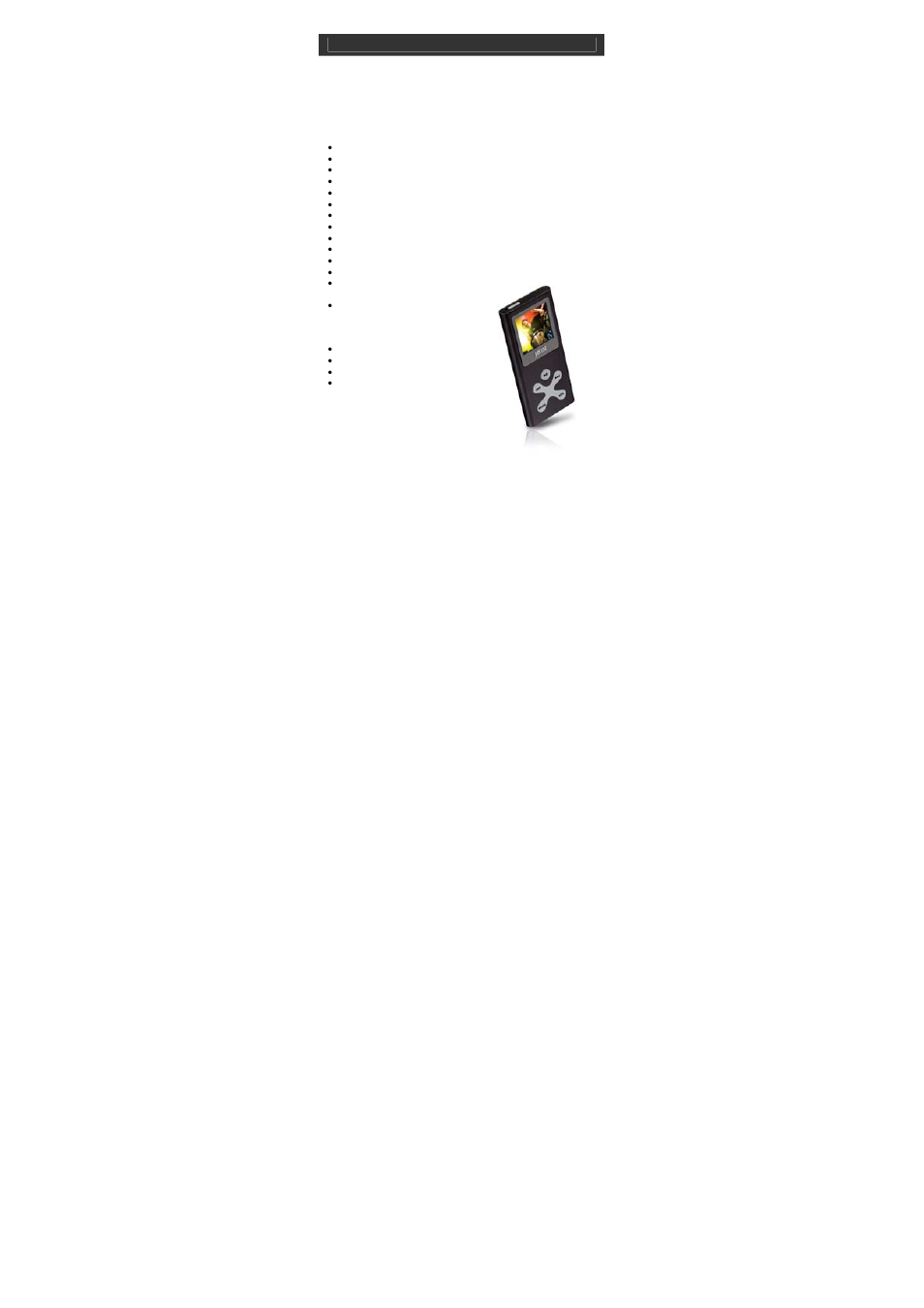 Jwin JX-MP204 User Manual | Page 6 / 20
