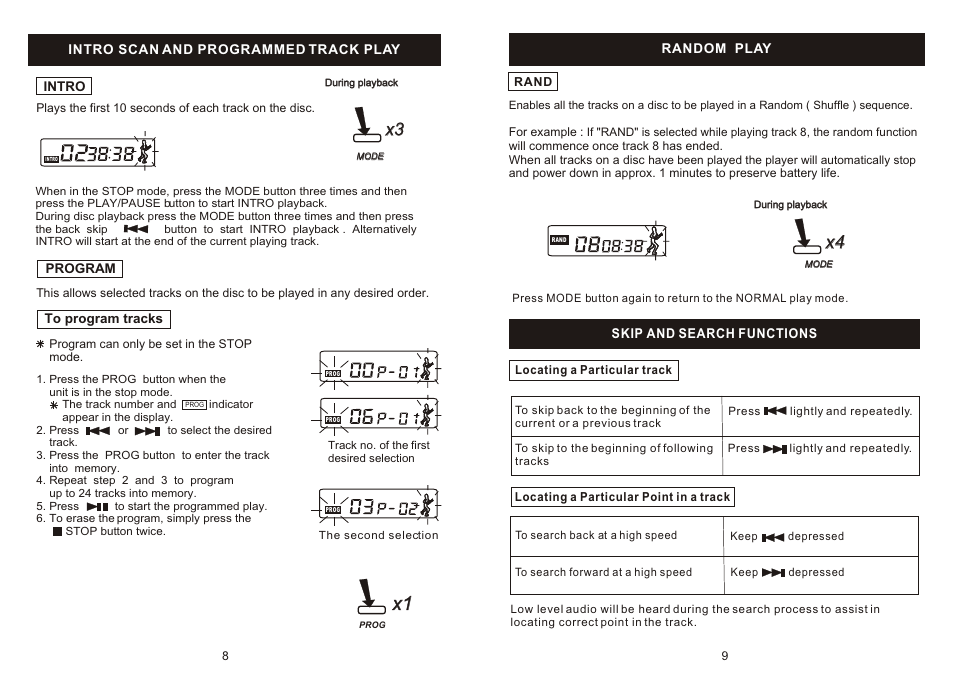 Jwin JX-CD 650J User Manual | Page 5 / 8