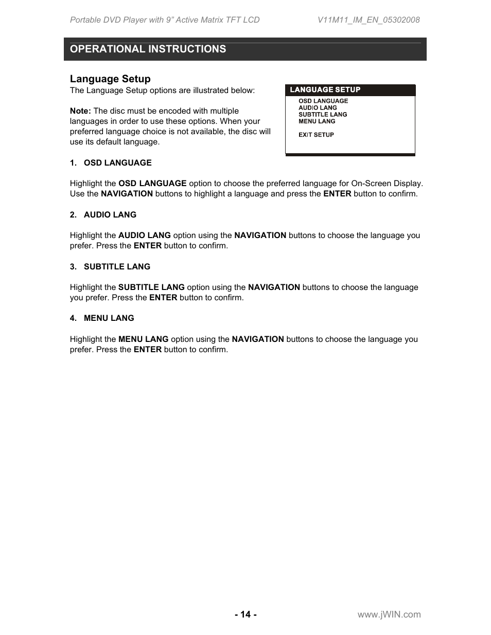 Jwin JD-VD762 User Manual | Page 16 / 24