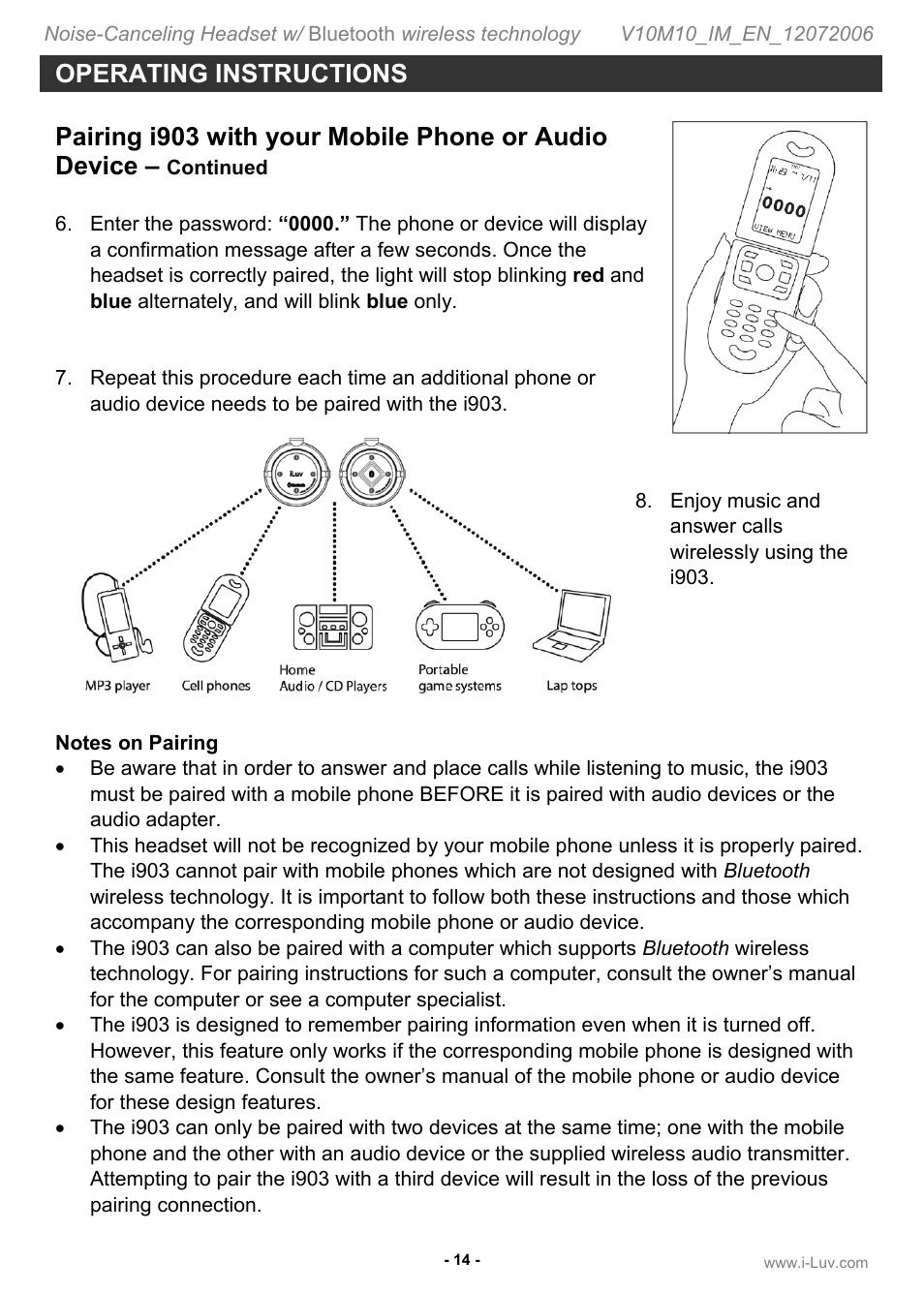 Jwin ILuv i903 User Manual | Page 15 / 23