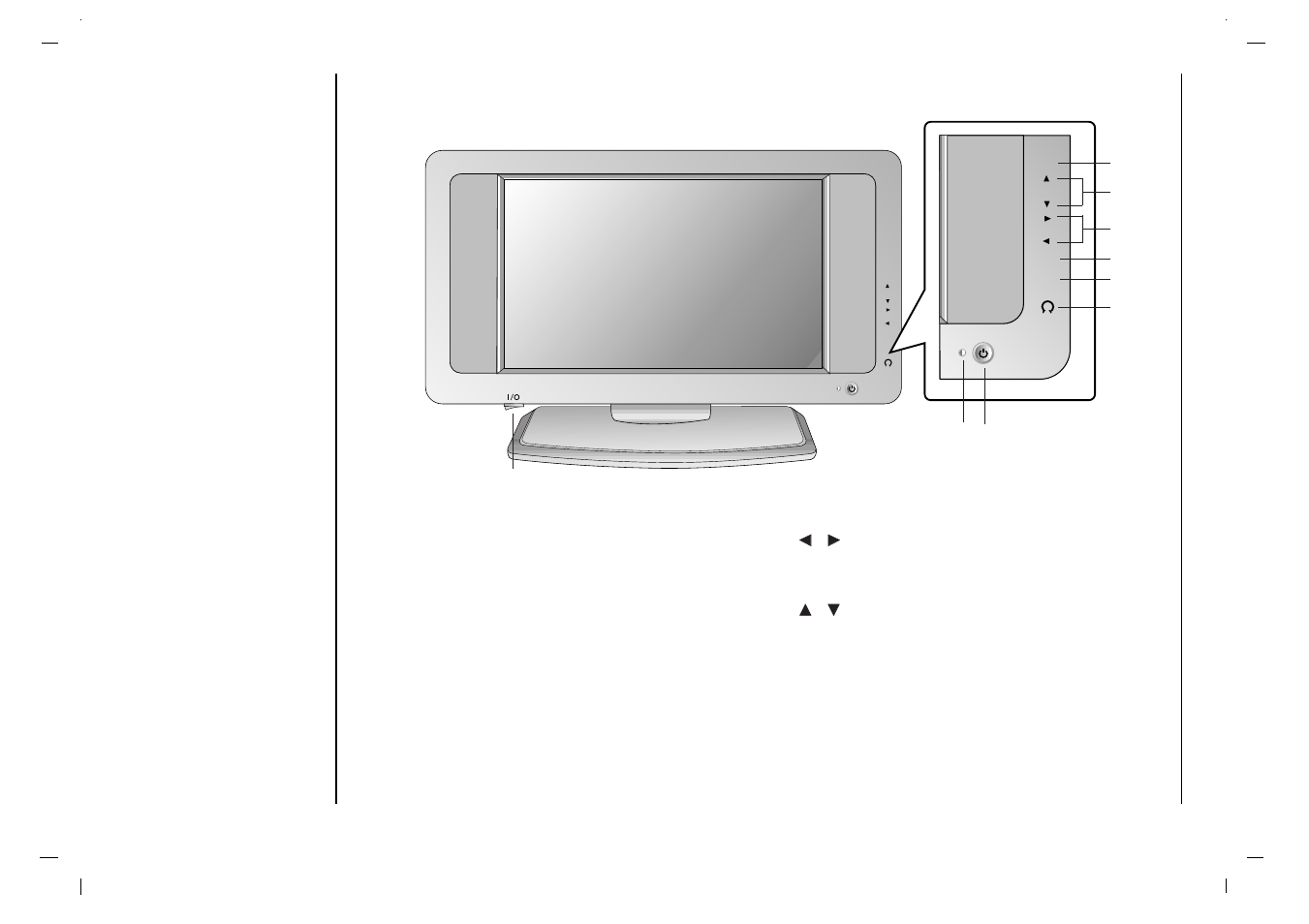 Location and function of controls, Front panel | Jwin JV-DTV17 User Manual | Page 8 / 96