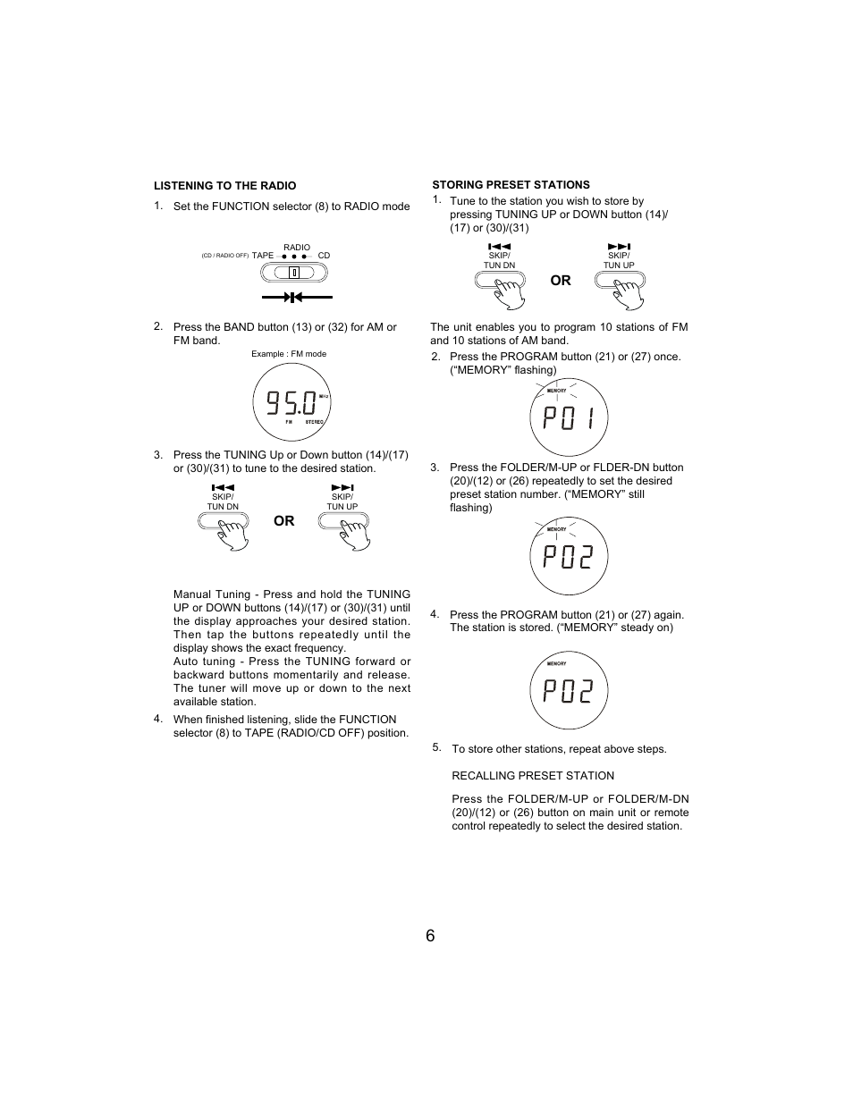 Jwin JX-CD492 User Manual | Page 7 / 16