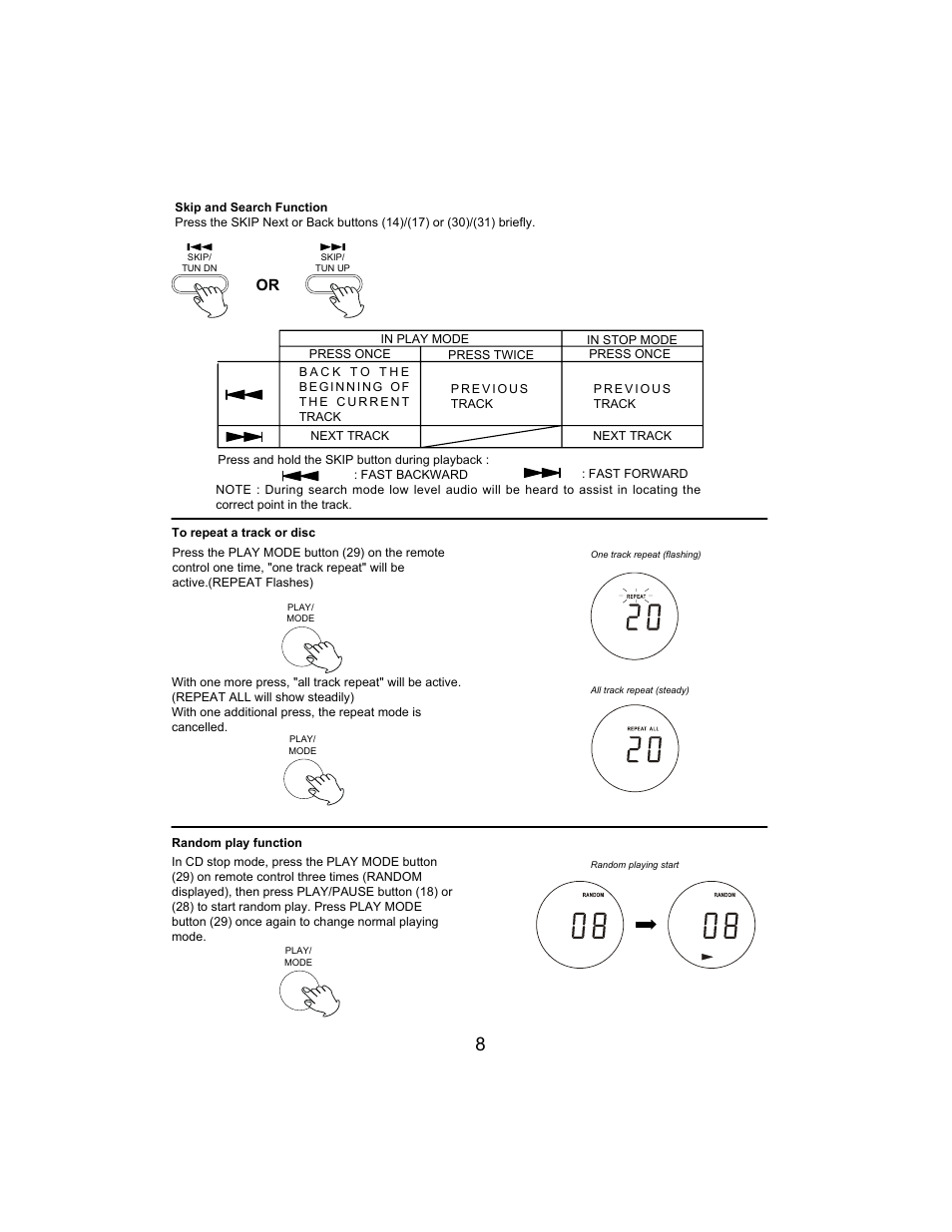 Jwin JX-CD492 User Manual | Page 9 / 16