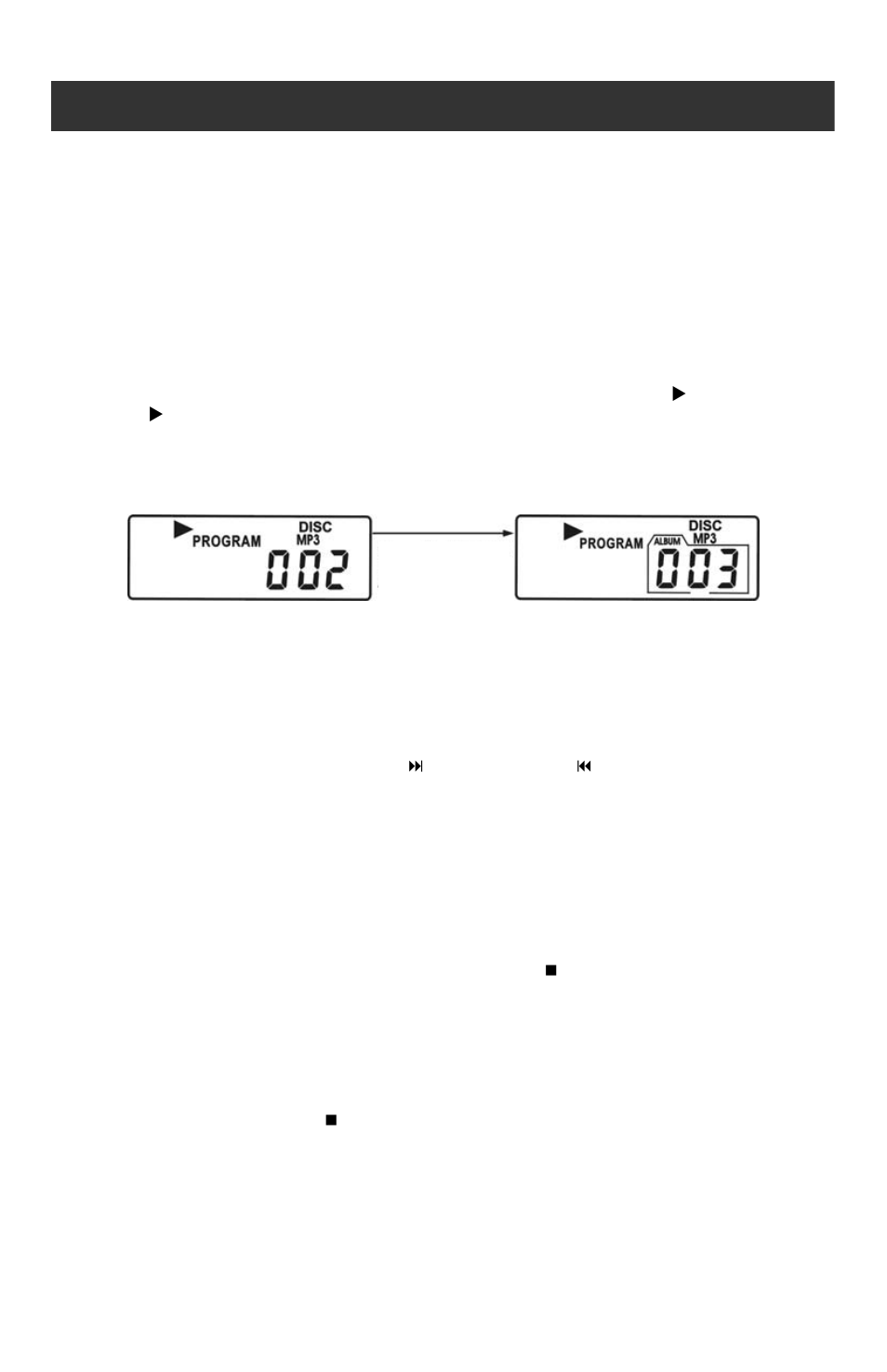 Operational instructions, Program mode – continued | Jwin JX-CD561 User Manual | Page 12 / 20