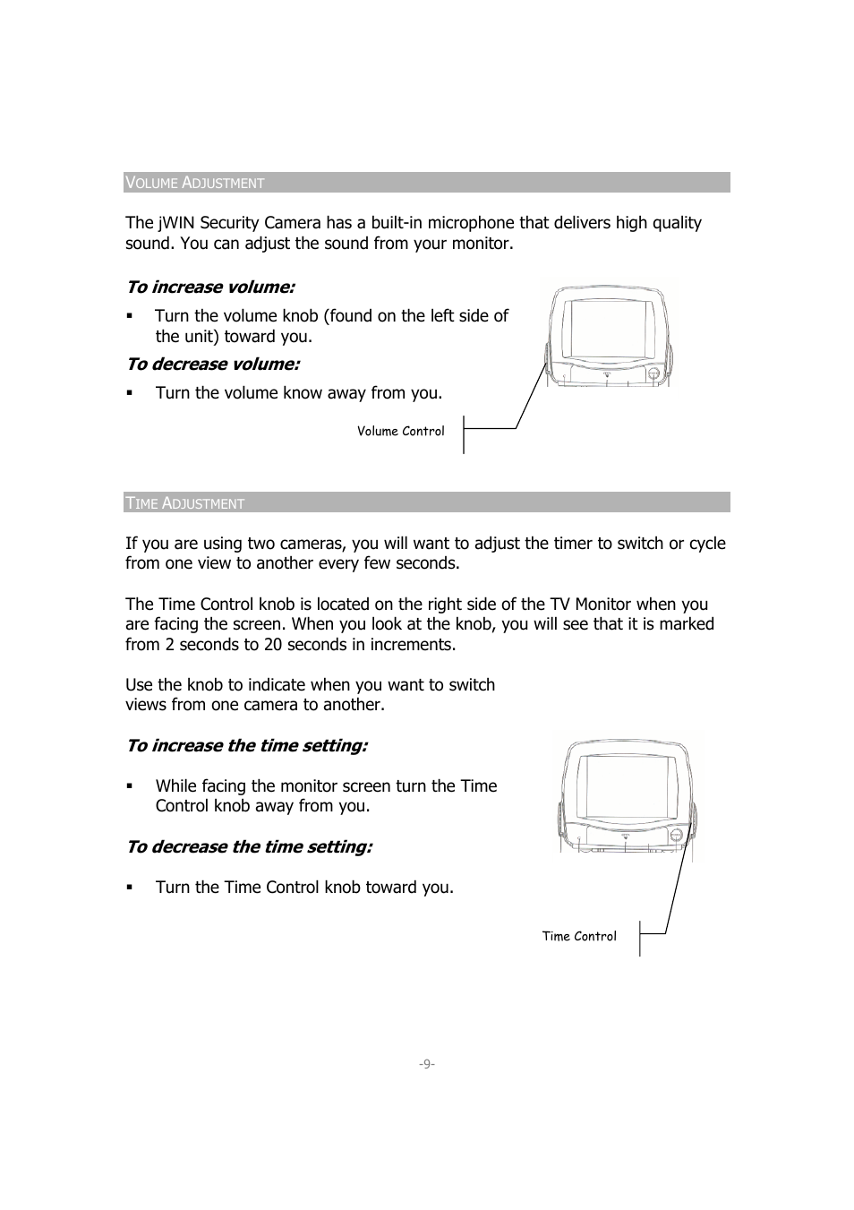 Jwin JV-TV2040 User Manual | Page 9 / 13