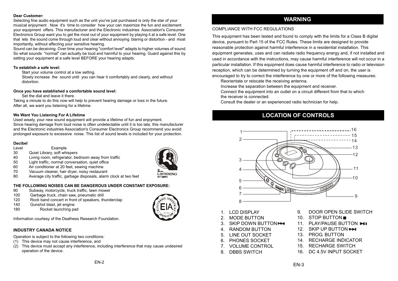 Jwin JX-CD339 User Manual | Page 2 / 7