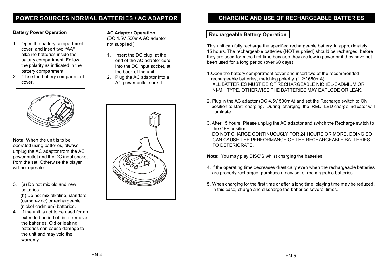 Jwin JX-CD339 User Manual | Page 3 / 7