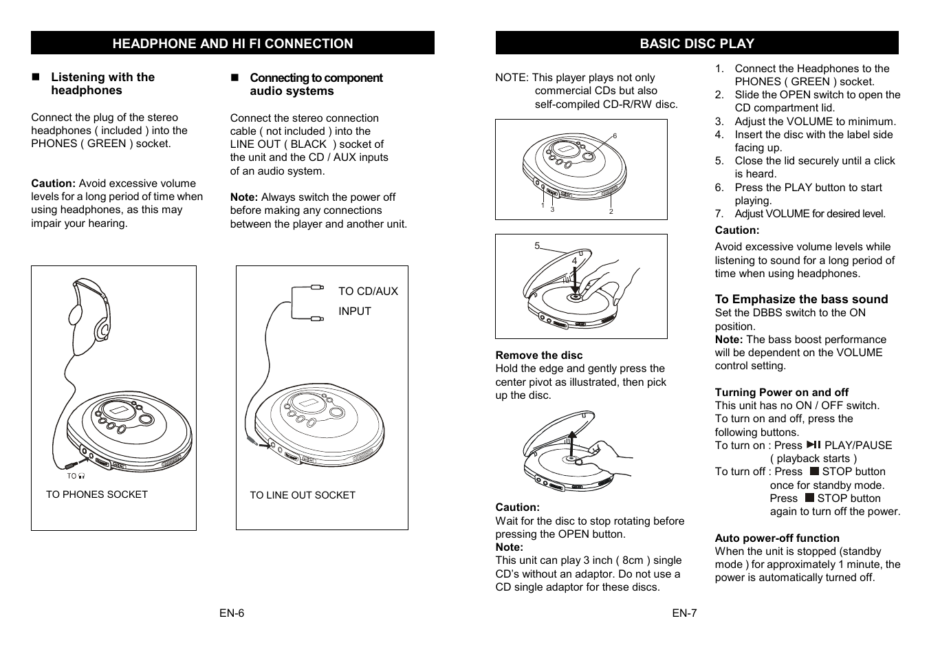 Jwin JX-CD339 User Manual | Page 4 / 7