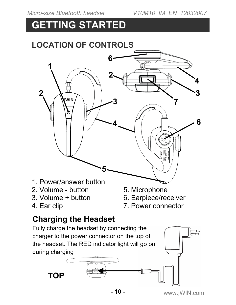 Getting started | Jwin JB-TH210 User Manual | Page 11 / 20