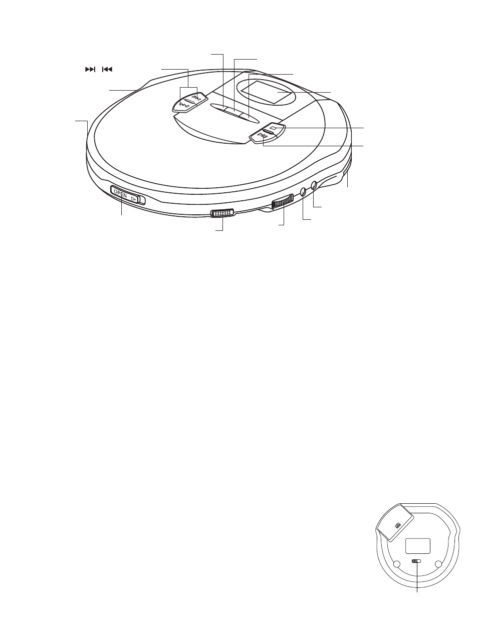 Dc operation, Charging and use of rechargeable batteries | Jwin JX-CD530 User Manual | Page 2 / 8