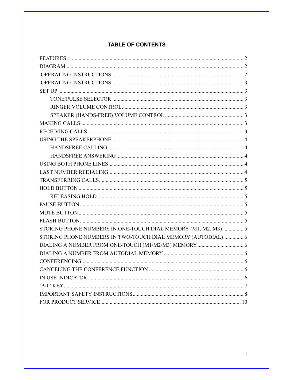 Jwin JT-P670 User Manual | Page 2 / 11