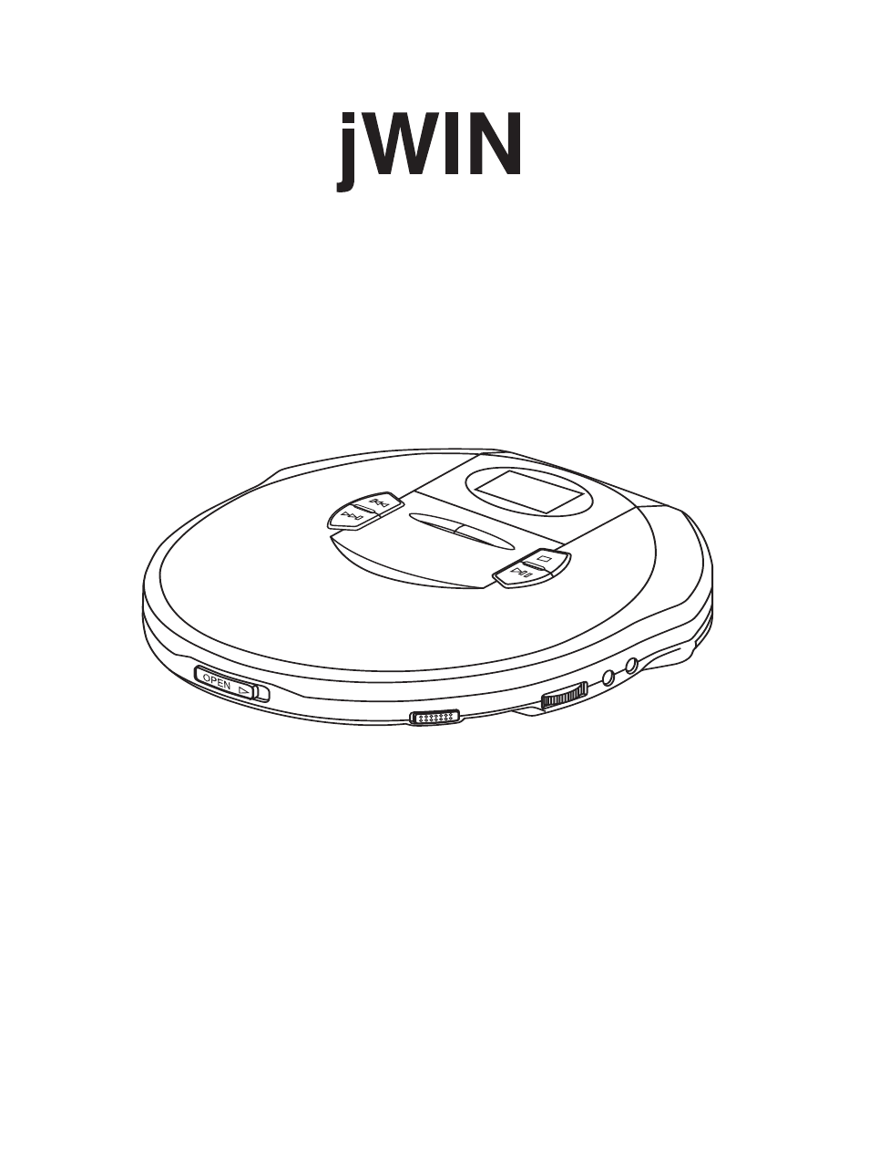Jwin JX-CD290 User Manual | 8 pages