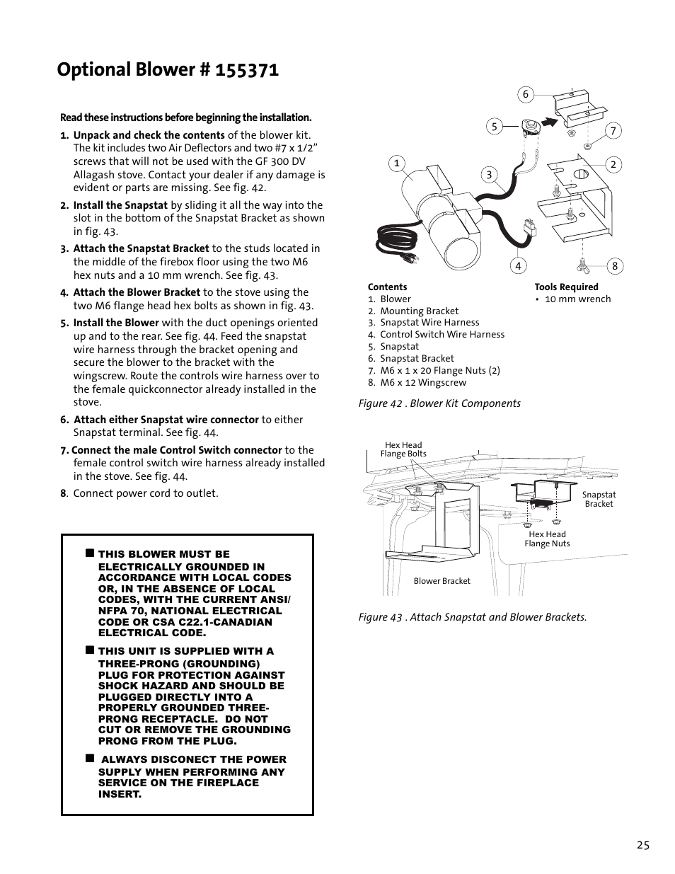 Jotul GF300 DV User Manual | Page 25 / 32