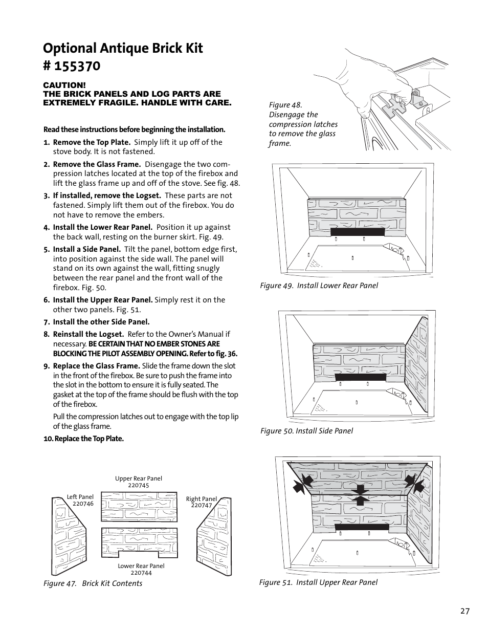 Jotul GF300 DV User Manual | Page 27 / 32