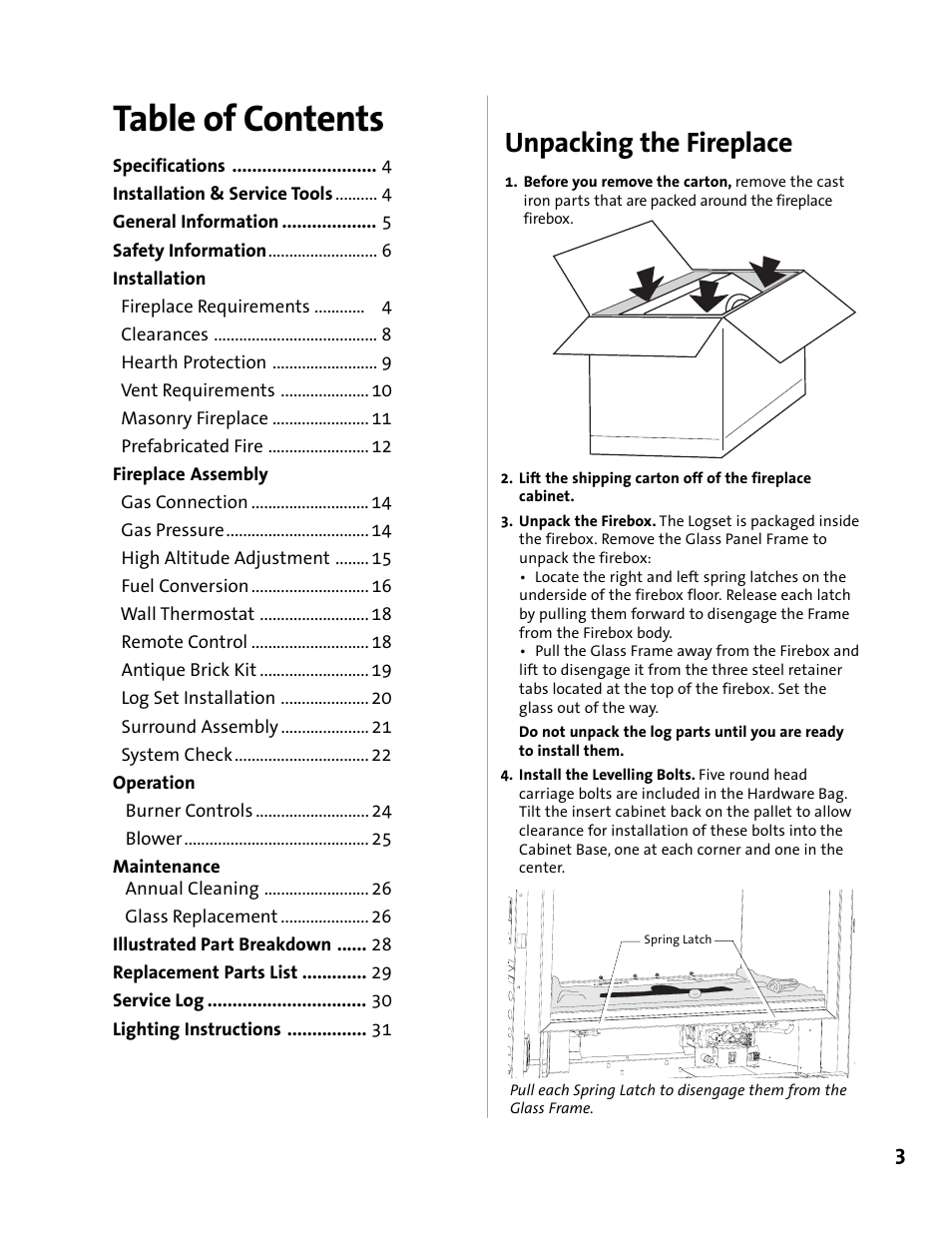 Jotul GI 425 DV User Manual | Page 3 / 32
