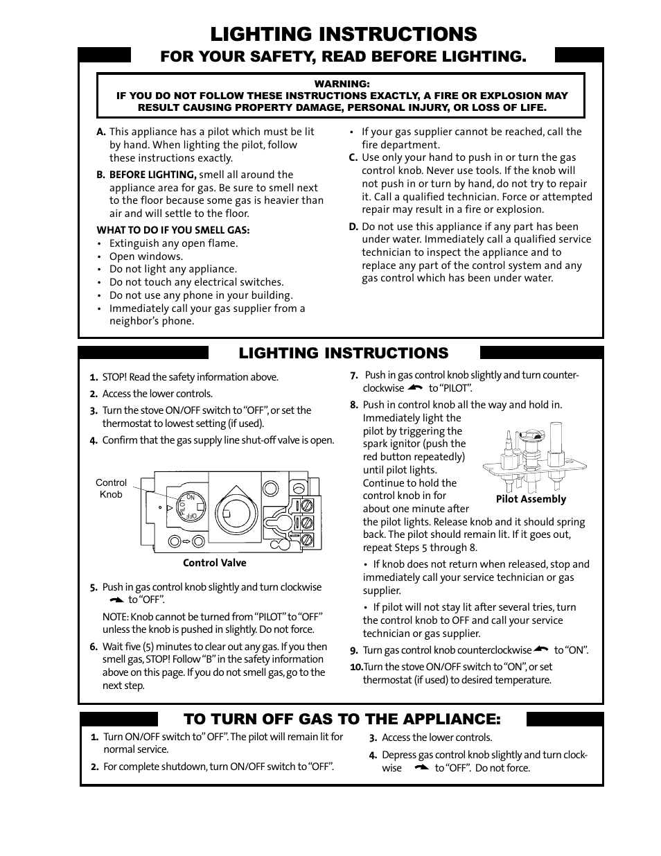 Lighting instructions | Jotul GI 425 DV User Manual | Page 31 / 32