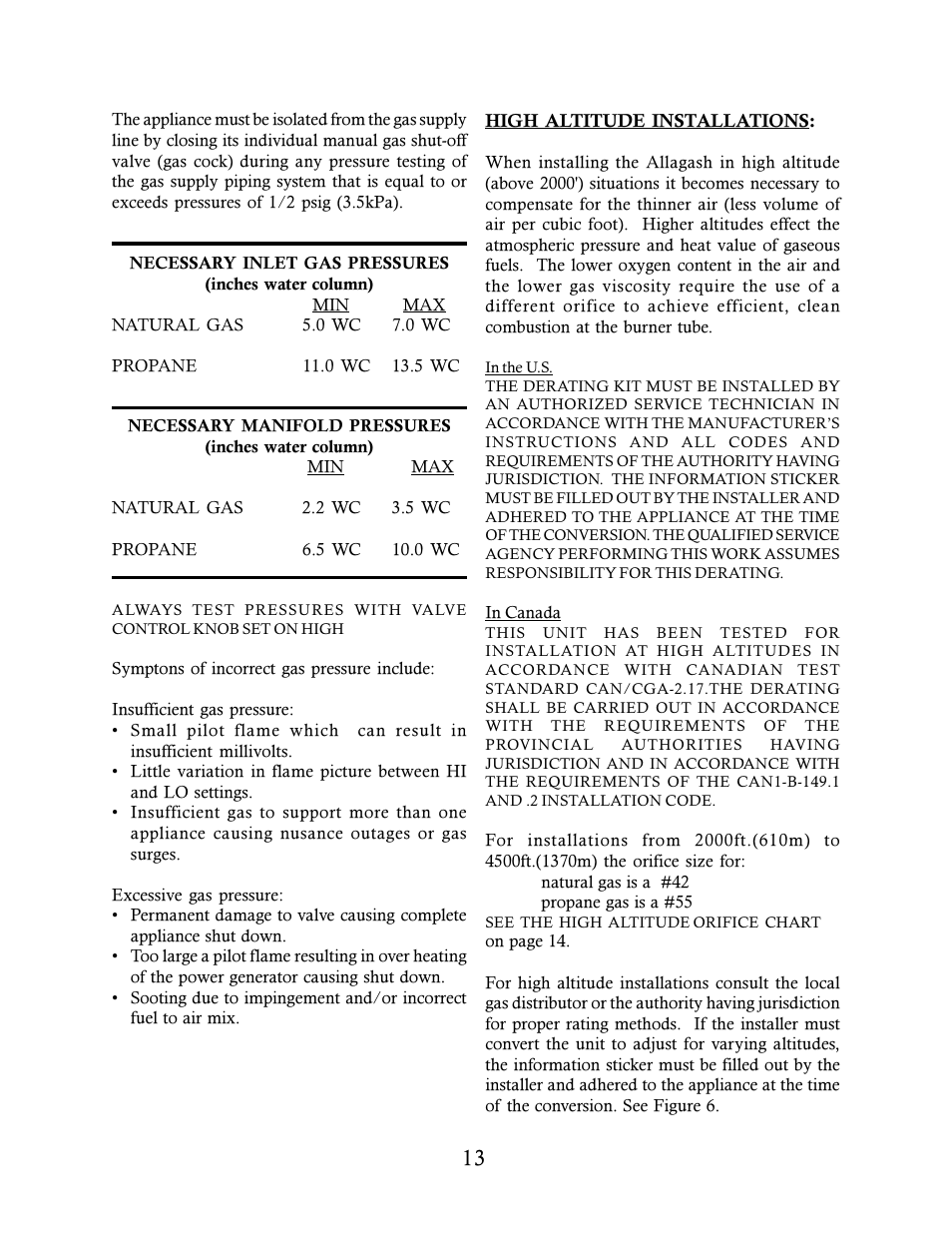 Jotul GF 3 BV User Manual | Page 13 / 24