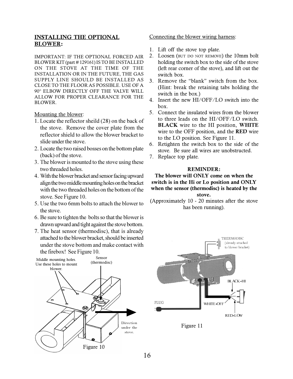 Jotul GF 3 BV User Manual | Page 16 / 24