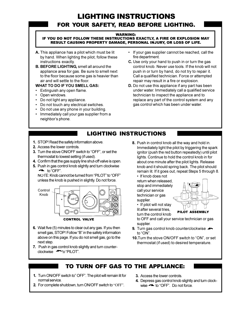 Lighting instructions | Jotul GF 3 BV User Manual | Page 23 / 24
