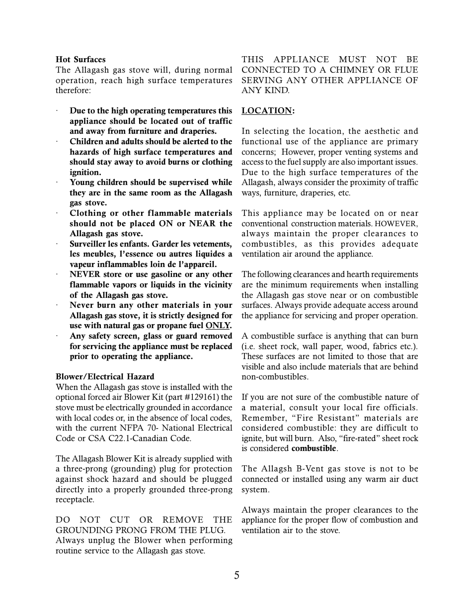 Jotul GF 3 BV User Manual | Page 5 / 24